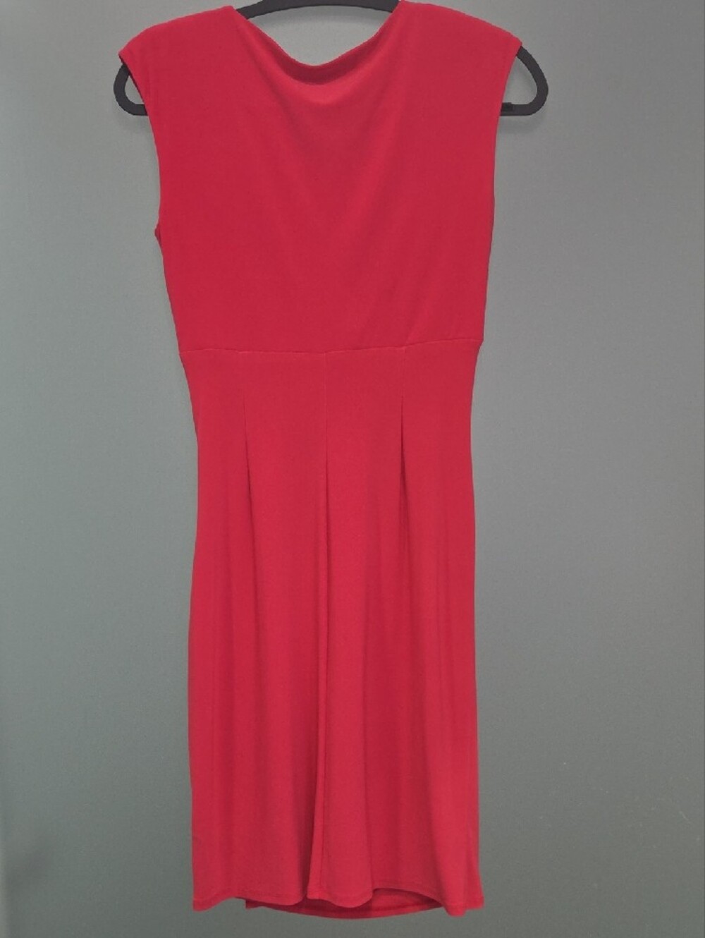 Lauren Ralph Lauren Coral Faux-Wrap Cap-Sleeve Sheath Dress - Picture 6 of 7